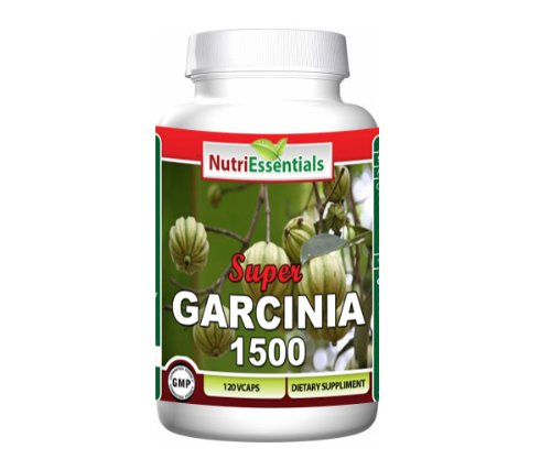 Nutri Essentials Super Garcinia 500 mg par capsule, 120 capsules végétariennes
