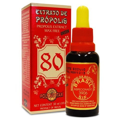 2 Pack of Polenectar Brazil Propolis Extract Wax Free 80 (30ml)