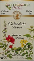 Celebration Herbals Organic Calendula Flower Bulk Tea Caffeine Free -- 0.84 oz
