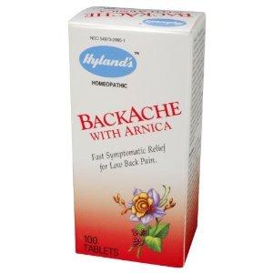 Hylands Homeopathic Backache with Arnica - 100 Tablets