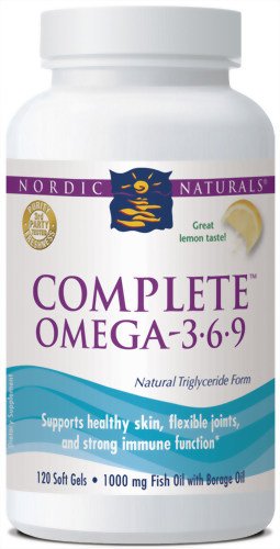 Nordic Naturals Omega 3-6-9 complètes, 1000 mg, 120 capsules molles