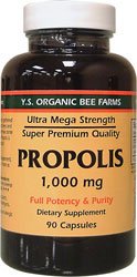 Propolis-Raw Unprocessed 1000mg - 90 - Capsule