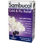 Sambucol Comprimés de Soulagement Rhume et grippe, baies de sureau noir, 30 Count
