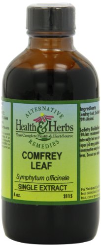 Santé Alternative et fines herbes remèdes consoude Leaf, 4-once bouteille