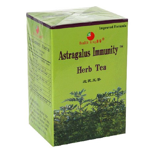 Santé roi Astragalus Herb Tea immunité, sachets de thé, 20-Count Box (Pack de 4)