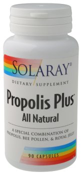 Solaray - Propolis Plus (All Natural), 90 capsules