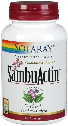 Solaray - Sambuactin extrait de sureau, 60 Lozenges