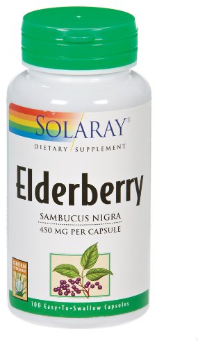 Solaray - Sureau, 575 mg, 100 capsules