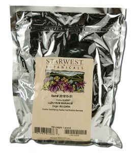 Yarrow Fleur Wildcrafted Cut & tamisée - Achillée millefeuille, 1 lb (Botanicals Starwest)
