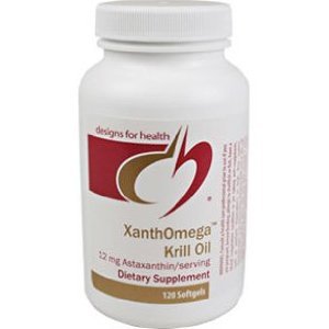 Designs for Health XanthOmega Krill Oil 120 gélules
