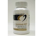 Designs pour la santé - Lipotrienols Adieu bazou avec Organice levure de riz rouge (LPT060) - 60 VegCaps