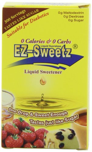 EZ-Sweetz liquide édulcorant 0,75 onces Bouteilles (pack de 6)
