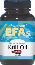Force maximale Krill Oil 1000 mg 30 Sgels par Swanson AGE