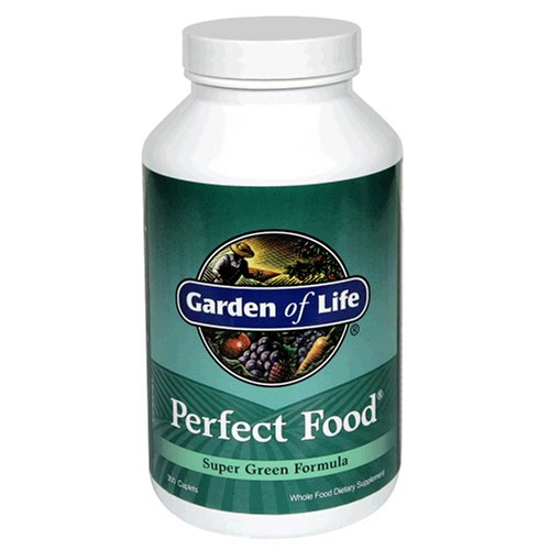 Garden of Life Perfect Food Super Green Formula, caplets, 300-Count Bouteille