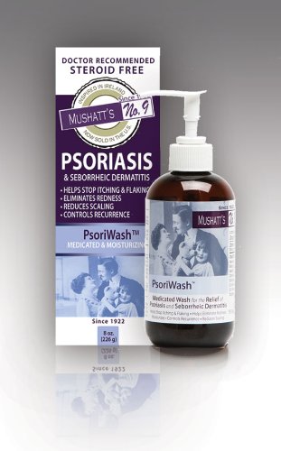 No. 9 Psoriwash Hydratant et Wash Medicated de Mushatt, 8 oz