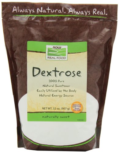 Now Foods dextrose édulcorant naturel pur à 100%, 32 sacs once