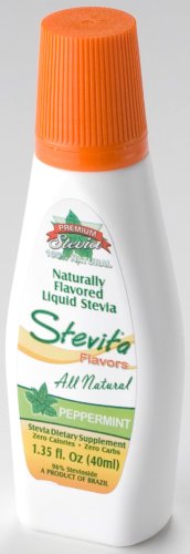 Stevita Liquid compression édulcorant de bouteille, menthe poivrée, 1,35 once