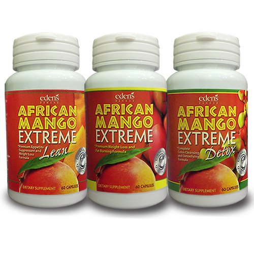 Système "African Mango Extreme" complet de perte de poids - African Mango Extreme, Extreme Mango LEAN, DETOX Extreme mangue africaine africaine - une combinaison puissante!