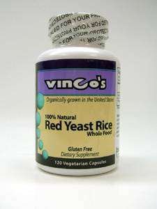 Vinco - levure de riz rouge 600 mg 120 vcaps [Santé et beauté]