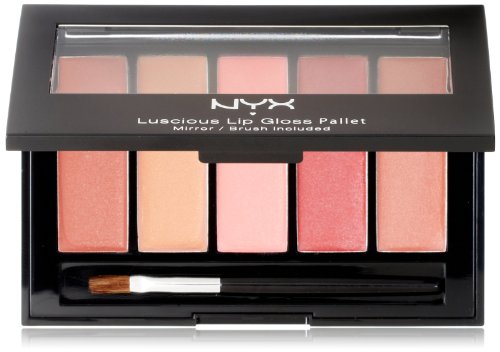 NYX Lip Gloss Palette, The Naturals, 0,26 once