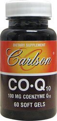 Carlson Labs CO-Q-10 100 mg, 60 gélules
