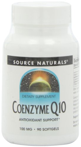 Source Naturals Coenzyme Q10, 100 mg, 90 gélules