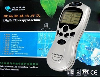 Médecine chinoise Pulse & Meridian Digital Therapy Machine (Silver)