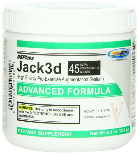 Jack 3D avancées suppléments nutritionnels formule, pastèque 230 gr