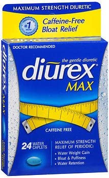 DIUREX MAX WATER CAPLETS CAFFEINE
