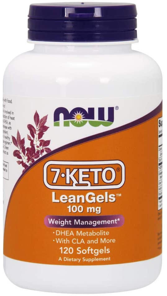 NOW SUPPLEMENTS 7KETO LEANGELS 100 MG WITH CLA 120 SOFTGELS